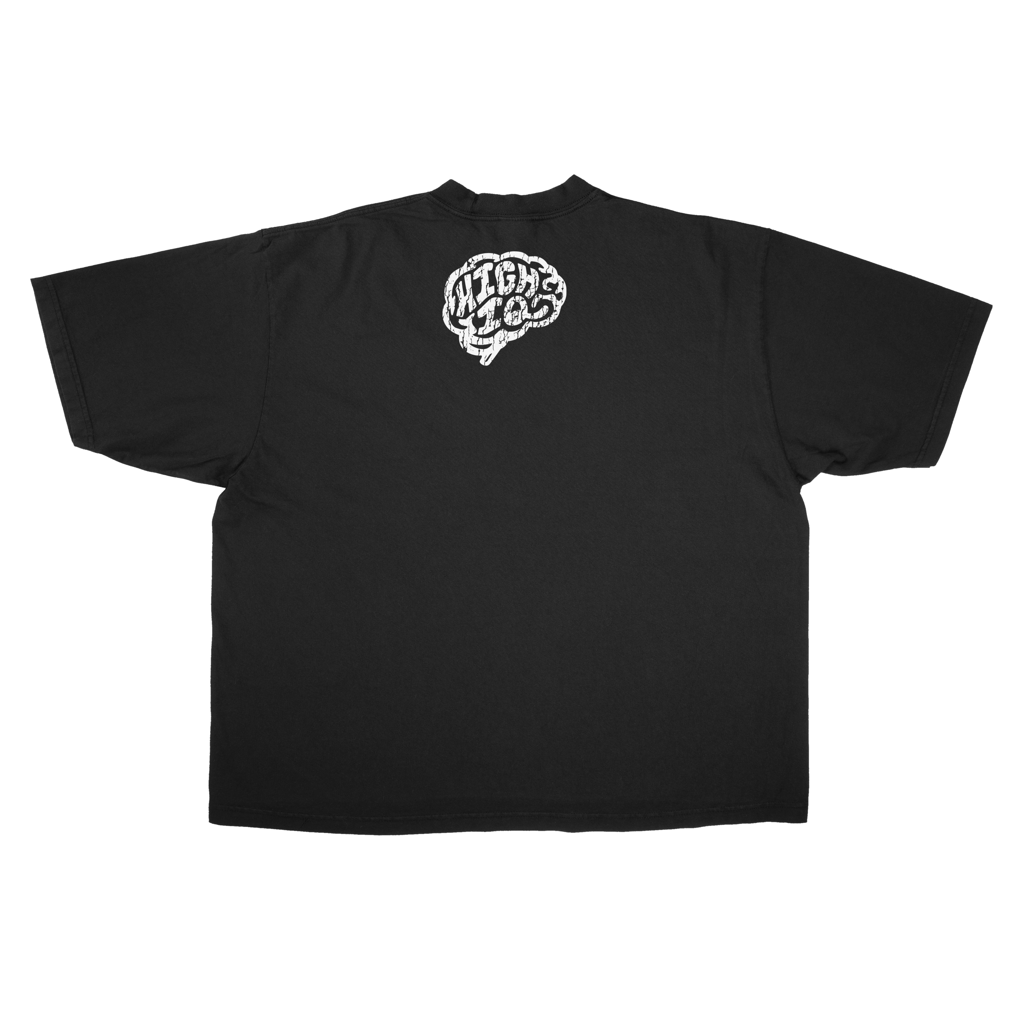 NO LIMITS FADED CROP TOP - BLACK