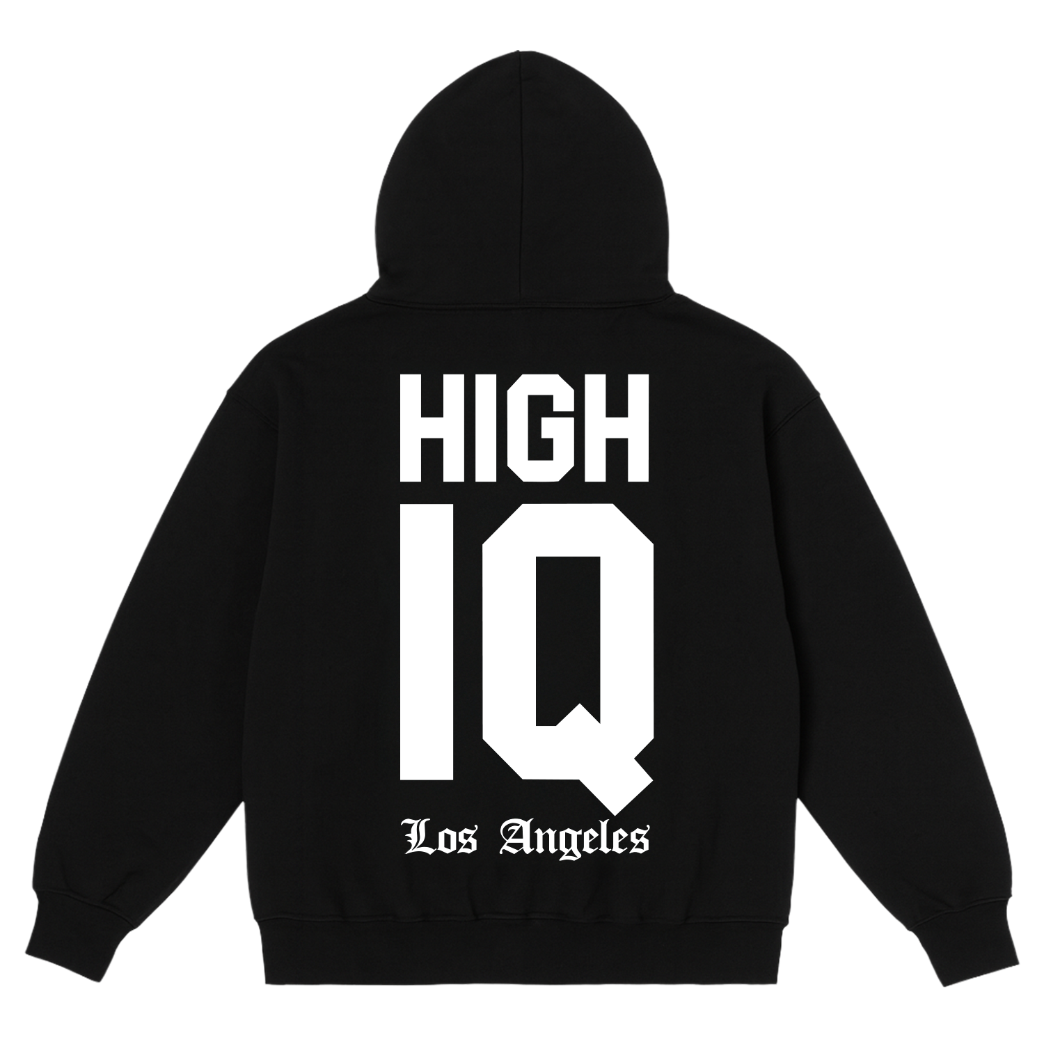 High IQ Stacked Zip Hoodie